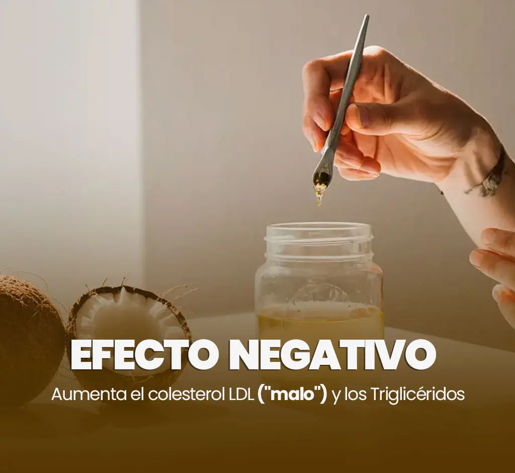 efectos negativos del aceite de coco